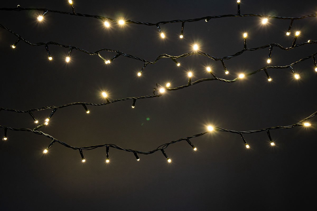 Kerstboomverlichting LED 10m - koppelbaar - dimbaar - 100 lampjes