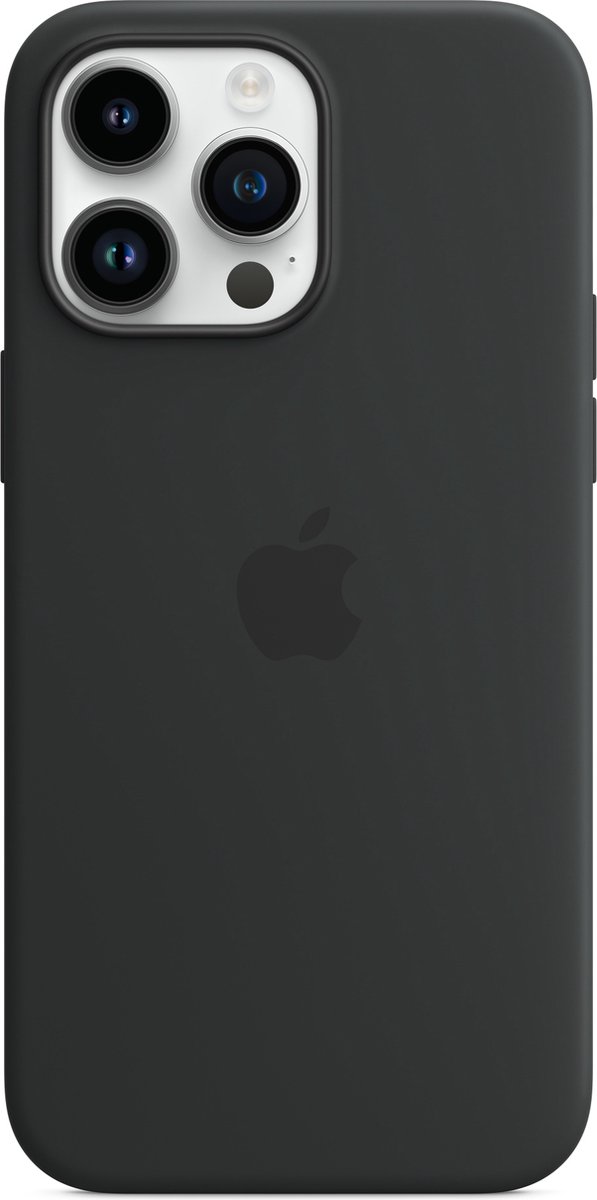 Apple - Siliconen hoesje - MagSafe - iPhone 14 Pro Max - Middernacht