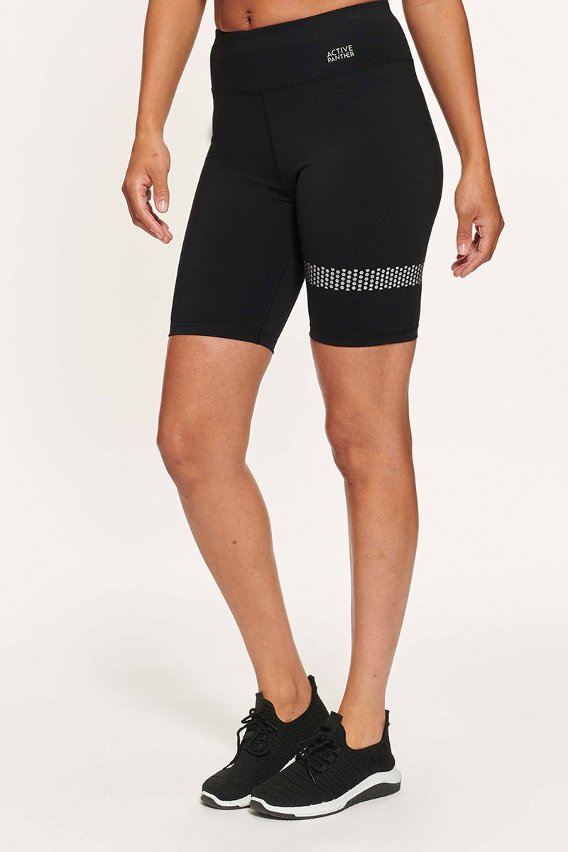 Active panther lilly short legging in de kleur zwart. Dames Sport Korte  Running Tights... | bol.com