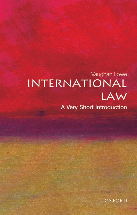 Very Short Introductions - International Law - cover