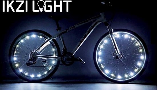 Wielverlichting IKZI voor 2 wielen - groene leds - Ikzi Light