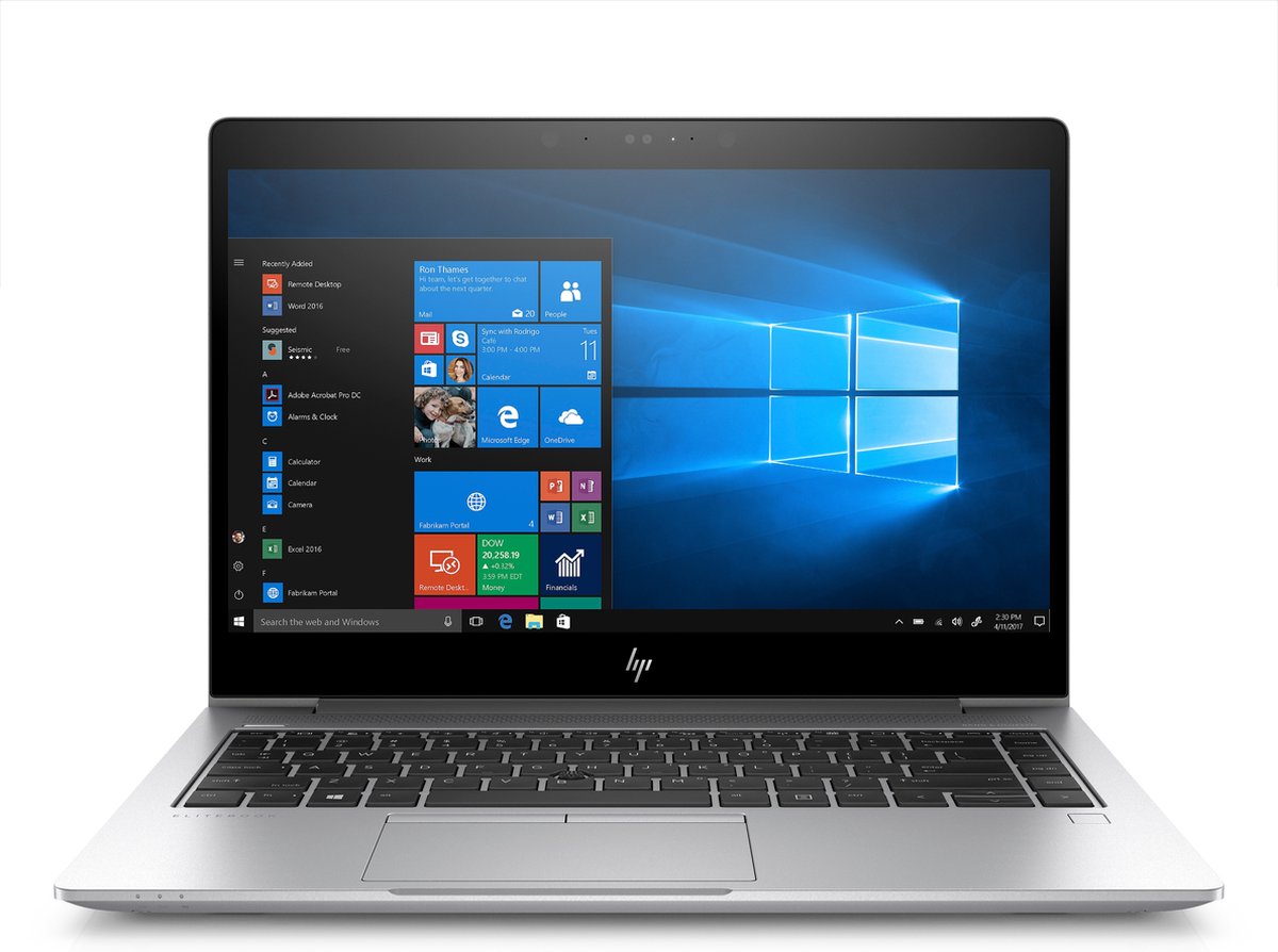 HP EliteBook 840 G5 Intel® Core™ i5 i5-8350U Laptop 35,6 cm (14") Touchscreen Full HD 8 GB DDR4-SDRAM 256 GB SSD Wi-Fi 5 (802.11ac) Windows 10 Pro Zilver