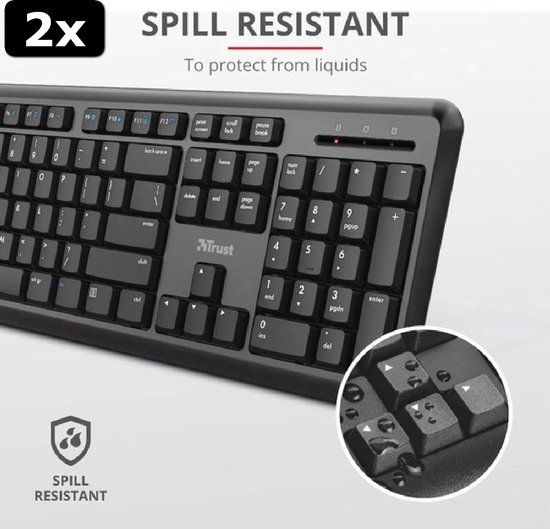 Trust Ody II | Draadloos Toetsenbord | QWERTY - - Alles voor