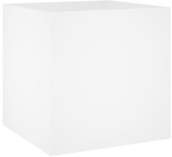 vidaXL Jardinière - Wit - 40x40x40 cm - Bois - Pot de fleur