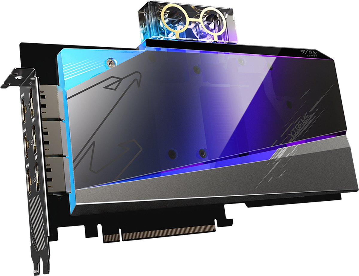 Gigabyte GeForce RTX 3080 10GB XTREME Waterforce WB - Videokaart - 10 GB GDDR6X - PCIe 4.0 x16 - 3x HDMI, 3x DisplayPort