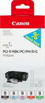 PGI-9 MBK/PC/PM/R/G MULTI PACK INK