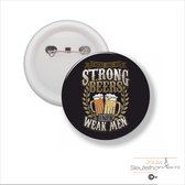 Button Met Speld 58 MM - No Strong Beers