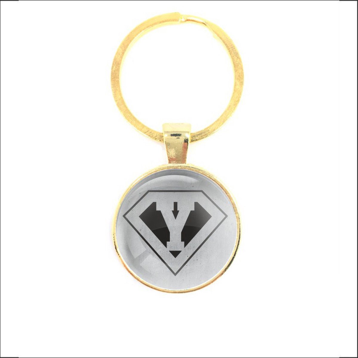 Sleutelhanger Glas - Y
