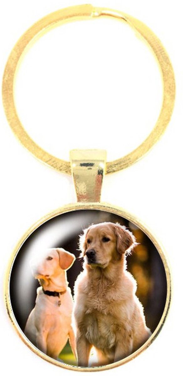 Sleutelhanger Glas - Honden