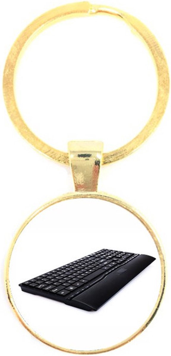 Sleutelhanger Glas - Toetsenbord