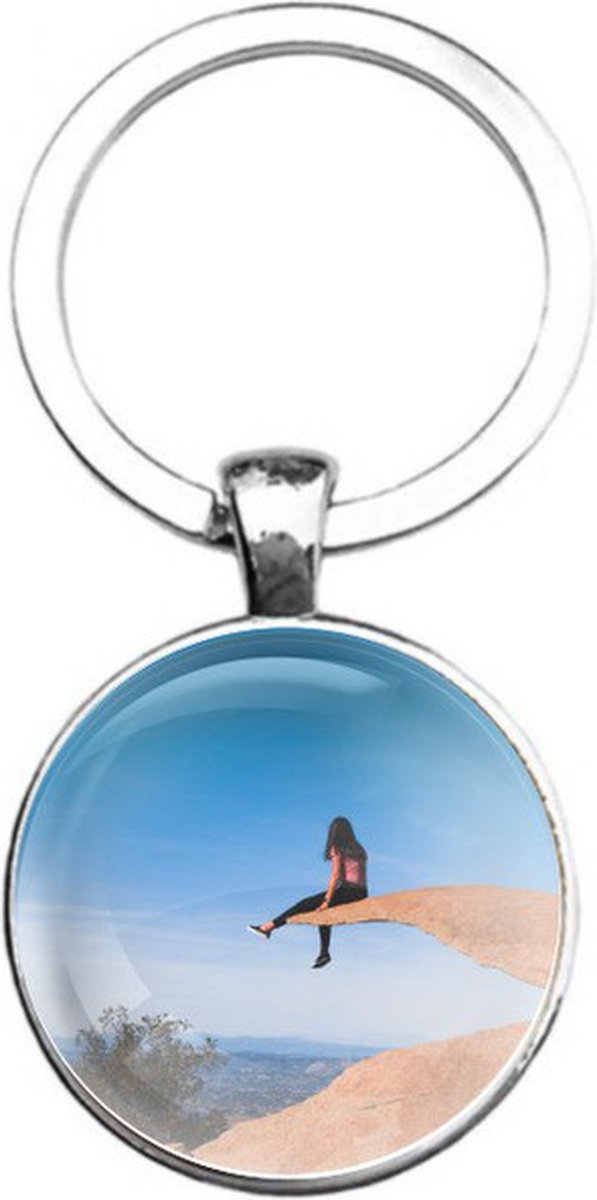 Sleutelhanger Glas - Berg