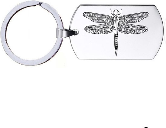 Sleutelhanger RVS - Libelle