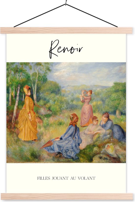 Affiche scolaire - Art - Renoir - Maîtres anciens - 120x160 cm - Lattes vierges