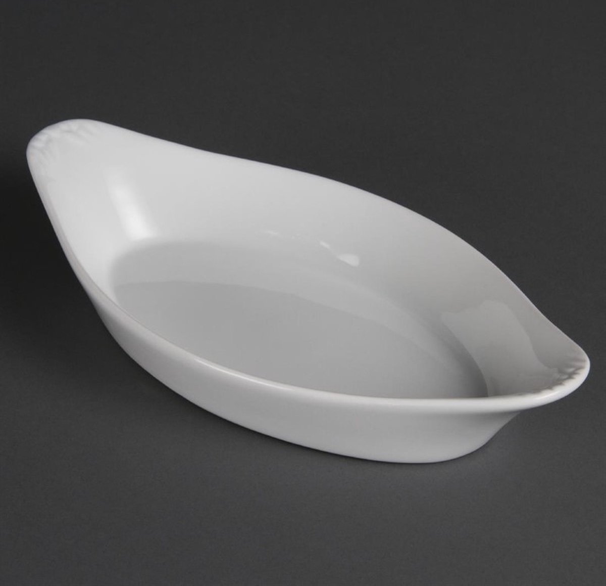 Olympia Whiteware ovale gratineerschalen 25.3x14cm