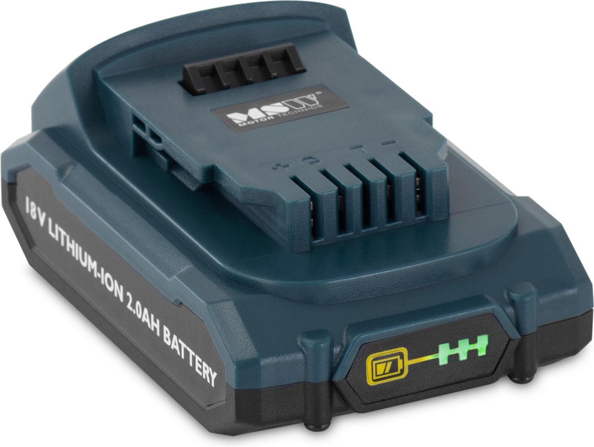 MSW Reserve batterij voor blikknabbels - 18 V 2 Ah