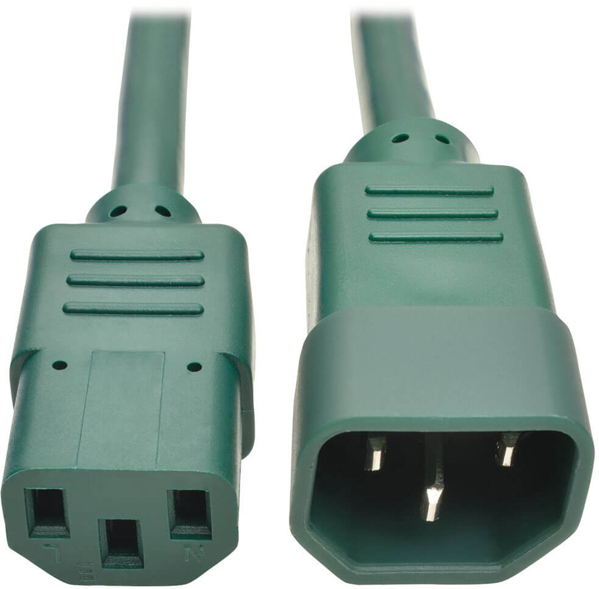 Tripp Lite P004-002-AGN electriciteitssnoer Groen 0,6 m C13 stekker C14 stekker