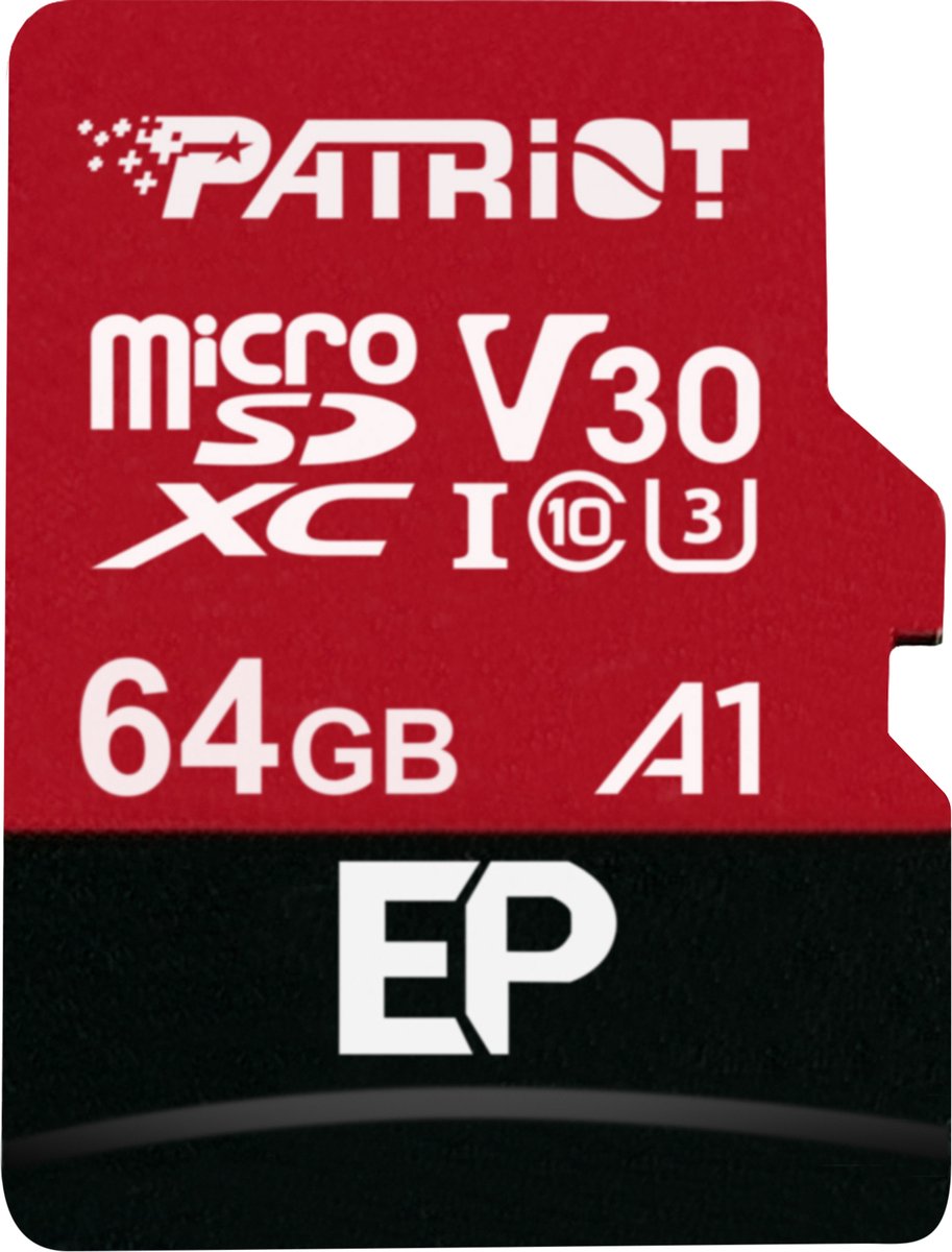 Patriot EP Series microSDXC 64 GB geheugenkaart