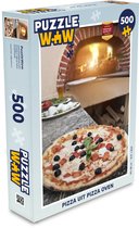 Puzzel Pizza uit pizza oven - Legpuzzel - Puzzel 500 stukjes