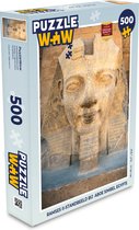 Puzzel Ramses II-standbeeld bij Aboe Simbel Egypte - Legpuzzel - Puzzel 500 stukjes