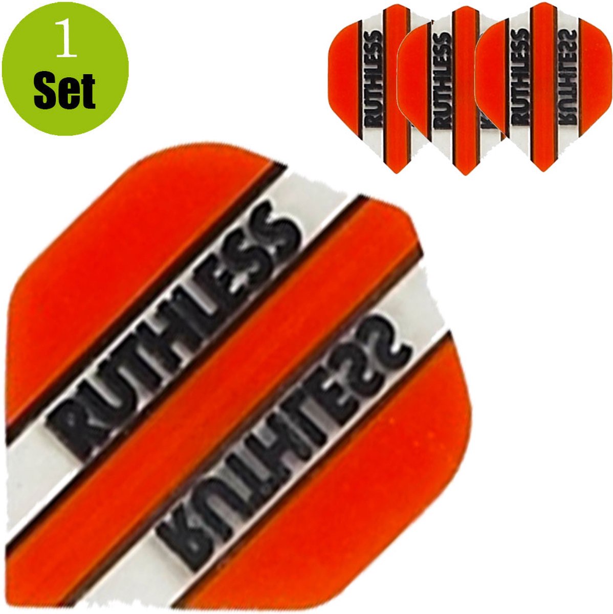 Ruthless Dart Flights - Oranje