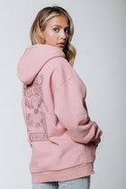 Colourful Rebel Art Eagle Hoodie  Roze Dames - Oversized Fit - Polyester - XS