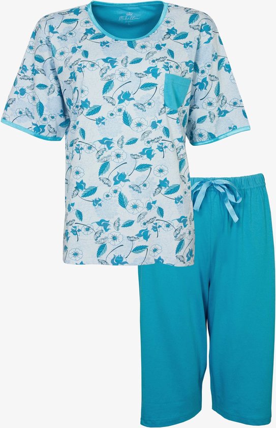 Medaillon Dames Pyjama Blauw MEPYD1206A - Maten: