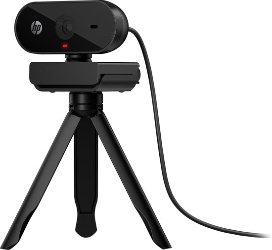 HP 325 FHD Webcam - 1080p Full HD - USB-A - Met Microfoon - Zwart