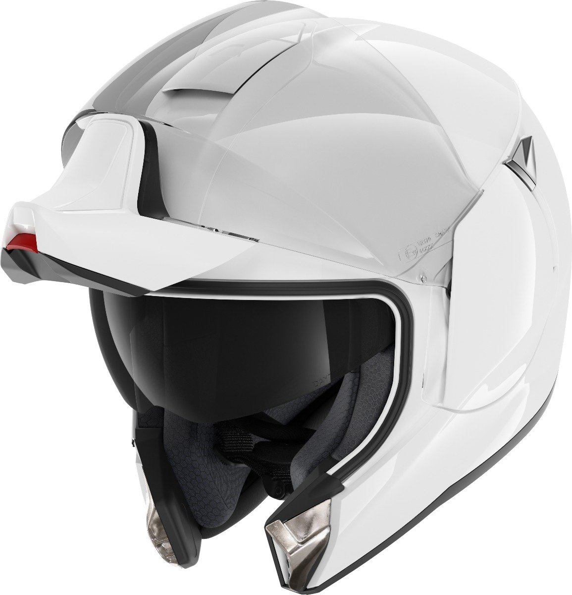 SHARK EVOJET BLANK Motorhelm Systeemhelm Wit - Maat XL
