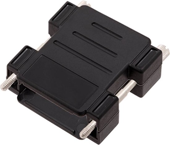 Foto: Encitech dpak p 09 k 1511 0100 01 d sub adapterbehuizing aantal polen 9 kunststof 180 zwart 1 stuk s 