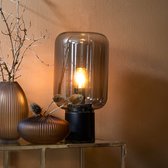Light & Living Tafellamp Arturan - 22cm - Smoked/Grijs