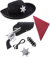 Cowboys speelgoed/accessoires d'habillage avec chapeau de cowboy ensemble  enfants 6 pièces | bol.com