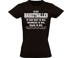 Basketbal grappig Dames T-shirt - Basketballer - shirt