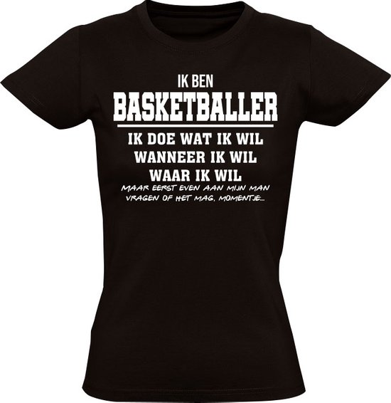 T-shirt drôle de Basketbal -ball pour femmes | Joueur de basket | présent | Cadeau | chemise