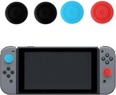 Gadgetpoint | Gaming Thumbgrips | Performance Antislip Thumbsticks | Joystick Cap Thumb Grips | Accessoires geschikt voor Nintendo Switch Joy-Con Controllers | Thumbgrips Zwart(2x)/Blauw/Rood | Vaderdag Cadeau