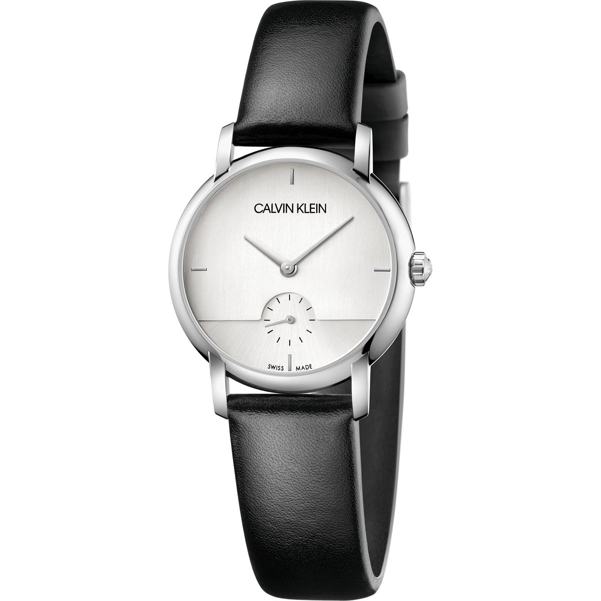 Calvin Klein dames horloges quartz analoog One Size Zwart Zilver 32019307