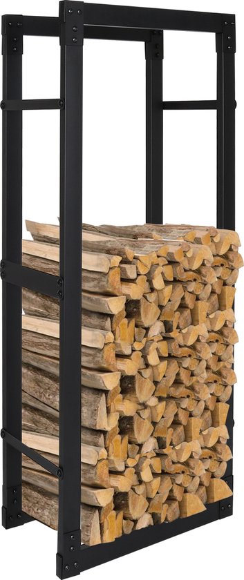 Lendo Online Brandhoutrek Met Dak 90x60x180 Cm Zwart