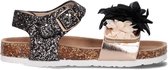 Colors Of California Bio Glitter Sandal With Ankle Sandalen - Meisjes - Zwart - Maat 25