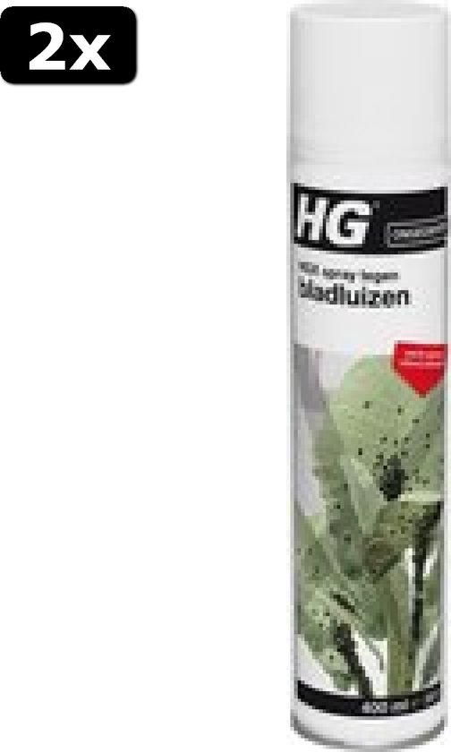 2x HGX spray tegen bladluizen - 14592N - 400ml - zeer effectieve tegen bladluis -...