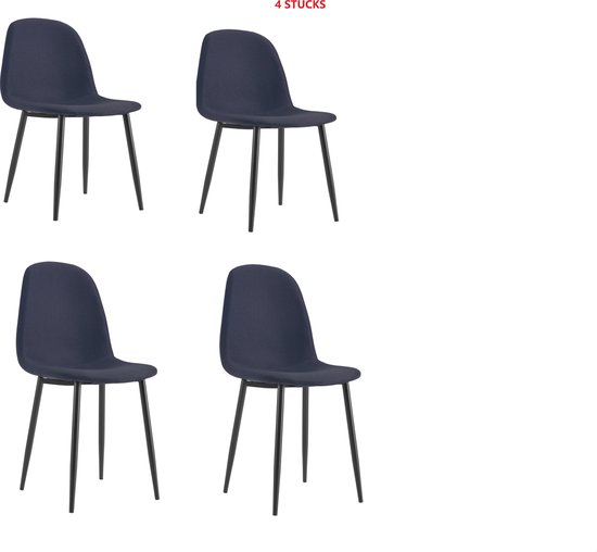 Eetkamerstoel-Eetkamerstoelen Set van 4 set-Eetkamerstoel-eettafel-woonkamer stoel-Design eetkamer stoel - Scandinavische stijl - Modern Design - set van 4 - Kuipstoel - Terrasstoel - Grijs