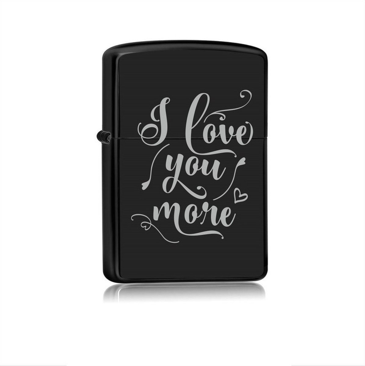 Goedkoopste Aansteker Zwart - I Love You More