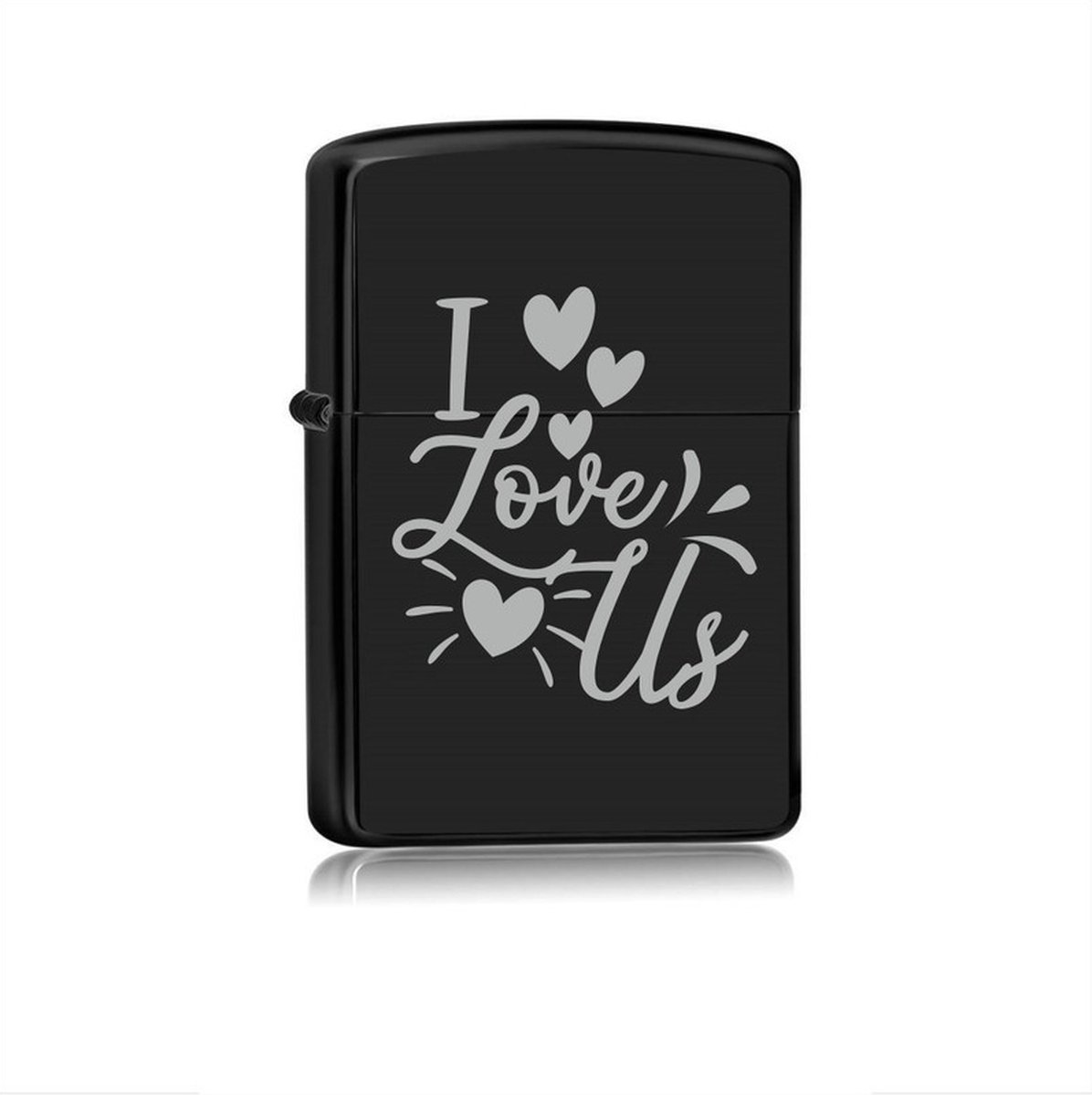 Goedkoopste Aansteker Zwart - I Love Us