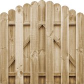 Bol.com Decoways - Poort 100x100 cm geïmpregneerd grenenhout aanbieding