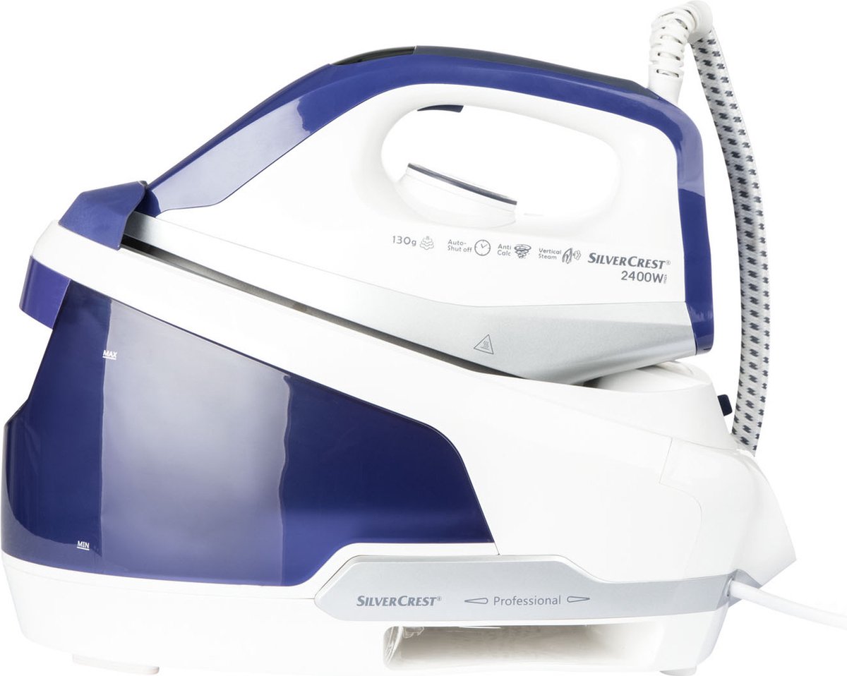 SILVERCREST Stoomstrijkijzer - Strijkijzer - Ideaal om droog- en met stoom te strijken - 1,8 L - Stoomstoot: 130 g/min - 2400 W