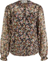TOM TAILOR printed chiffon blouse Dames Blouse - Maat L