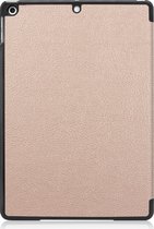 Hoesje Geschikt voor iPad 10.2 2021 Hoesje Case Hard Cover Hoes Book Case - Goud