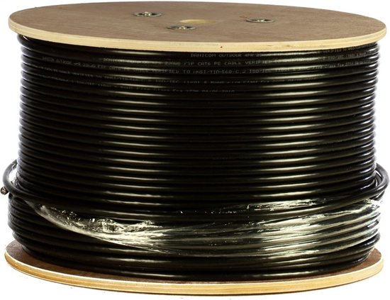 Danicom CAT6 F/UTP kabel soepel PVC rol van 100 meter -grijs (DC-FTP6