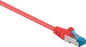 S/FTP CAT6a 10 Gigabit netwerkkabel / rood - LSZH - 3 meter