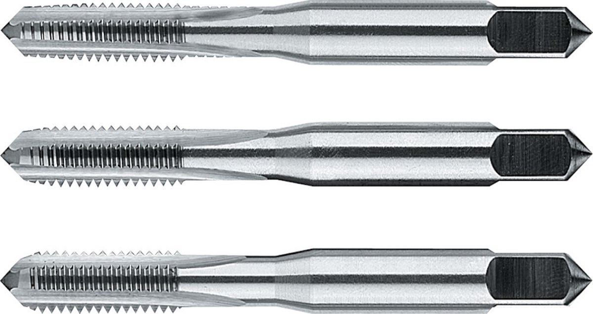 Hss Handtappen Stel set van 3 tappen M3 x 0.50