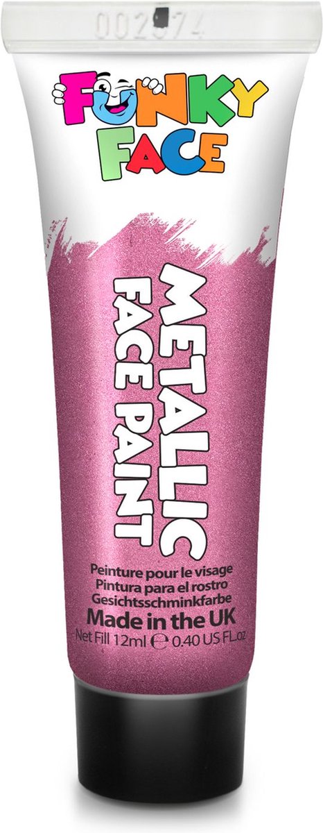 Paintglow Face & Body Paint - Schmink kinderen - Festival make up - Metallic Pink