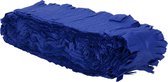 Feest/verjaardag versiering slingers donkerblauw 24 meter crepe papier - Feestartikelen